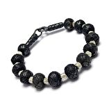 1000 Ayar Kazaziye Gümüş Bileklik (Unisex)