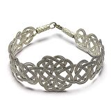 1000 Ayar Kazaziye Gümüş Bileklik (Unisex)