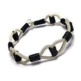 1000 Ayar Kazaziye Gümüş Bileklik (Unisex)