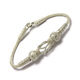 1000 Ayar Kazaziye Gümüş Bileklik (Unisex)