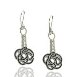 1000 Ayar Kazaziye Kadın Gümüş Küpe