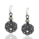 1000 Ayar Kazaziye Kadın Gümüş Küpe