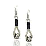 1000 Ayar Kazaziye Kadın Gümüş Küpe