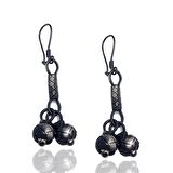 1000 Ayar Kazaziye Kadın Gümüş Küpe