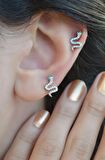 Yılan Piercing Helix Kıkırdak Gümüş Renk