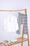 Babyhola Pamuk Bluz Ekose Pantolon Kız Çocuk Salaş Takım 1153