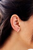 Dorika Model Halka Gümüş Küpe 12-mm 201020866