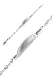 Zirkon Taşlı 925 Ayar Gümüş Çocuk Künyesi 201022353
