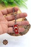Mineli Ayyıldız Harita Model Midyat Telkari El İşçiliği Gümüş Anahtarlık 201023544