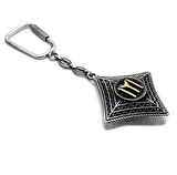 Kayı Boyu Model Oksitli Telkari 925 Ayar Gümüş Anahtarlık 201024462