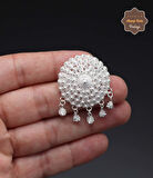 Sallantılı Bereket Model 925 Ayar Gümüş Saf Süper Telkari Kadın Broş 201024632