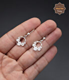 Sallantılı Halka Model 925 Ayar Gümüş Telkari Kadın Küpe 201024666