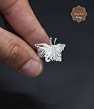 Kelebek Model El işçiliği 925 Ayar Gümüş Telkari Kadın Yüzük 201024676