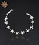 Yıldız Tasarım 925 Ayar Gümüş Telkari Kadın Bileklik 201024688