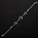 Kayıp Model Gümüş Mardin Hasırı Kadın Bileklik