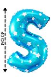 Folyo Balon S Harfi Helyum Balon 40 Cm