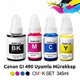 Goink Canon G3416 Mürekkep Seti Muadil (GI 490)
