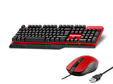 Evimdeyokyok Klavye Mouse Seti HD861K Kırmızı Kablolu USB