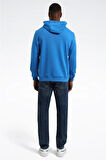 Reebok RI FT BIG LOGO OTH HOOD 101965471 Erkek Sweatshirt Mavi S-XXL 