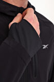 Reebok ERLING RUNNING JACKET 102050498 Erkek Rüzgarlık Siyah S-XXL 