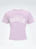 Reebok LC 6625 KERALA TEE Lila Yuvarlak Yaka Oversize Düz Erkek T-Shirt