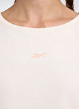 LC 9045 RELA TEE Bej Yuvarlak Yaka Regular Fit Kadın T-Shirt