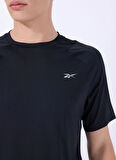 Reebok CN 1026 KANYA TEE Siyah Yuvarlak Yaka Regular Fit Düz Erkek T-Shirt