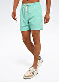 Reebok CN 1374 AVANJ SHORT Su Yeşili Regular Fit Düz Erkek Şort Mayo