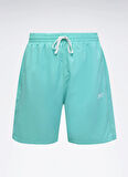 Reebok CN 1374 AVANJ SHORT Su Yeşili Regular Fit Düz Erkek Şort Mayo