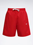 Reebok CN 1373 AVANJ SHORT Kırmızı Regular Fit Düz Erkek Şort Mayo
