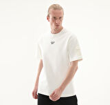 102055793-R Reebok 5M Fanco Tee Erkek T-Shirt Beyaz