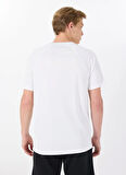 LC 6375 MELTON TEE Beyaz Yuvarlak Yaka Regular Fit Erkek T-Shirt