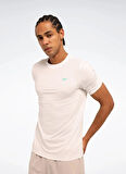 Reebok LC 6756 MONAC TEE Beyaz Yuvarlak Yaka Regular Fit Düz Erkek T-Shirt