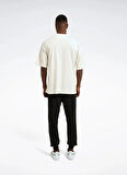 Reebok LC 1012 GARMEN ACT TEE Bej Yuvarlak Yaka Regular Fit Düz Erkek T-Shirt