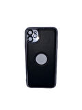 ARMORİX İPHONE 11 LENS KORUMALI LOGO GÖSTEREN DERİ KAPAK