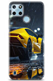 Realme C25Y uyumlu Otomoto 3 HD UV Baskı Civ Civ Lambo