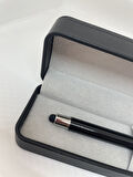 Elegance Series  Deri Kutulu Siyah Roller İmza Kalemi