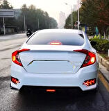 CIVIC FC5 2016-2020 ARKA AĞAÇ DİZAYN HAREKETLİ SMOKE SİS LEDİ