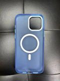 ARMONİX IPHONE 14 PRO MAT MAVİ MAGSAFELİ KILIF