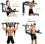 Anunnaki 3 ü 1 arada Duvar Barfiks Ve Dips All in one Süngerli Spor Egzersiz Barfix Aleti