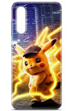Xiaomi Mi 9 Lite uyumlu Pokemon 30 Silikon Kapak Detektif Pikachu