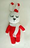 Amigurumi Uyku Tavşanı-Sağlıklı Oyuncak-El Örgüsü