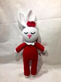 Amigurumi Uyku Tavşanı Sağlıklı Oyuncak El Örgüsü