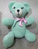 Amigurumi Organik Örgü Oyuncak Uyku Arkadaşı Ayıcık