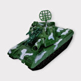 Sürtmeli Tank 15 cm - Koyu Yeşil