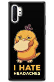 Samsung Galaxy Note 10 Plus uyumlu Pokemon 33 Şeffaf Psyduck Pokemon