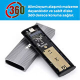 VIT Taşınabilir Metal SSD Kutusu USB 3.1 Gen2 10Gbps VDK01