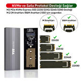 VIT Taşınabilir Metal SSD Kutusu USB 3.1 Gen2 10Gbps VDK01