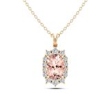 Morganite Pırlanta Kolye