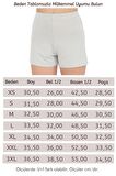 Extra Yumuşak Viskon Şort Home&Beach-Gri